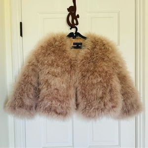 Jocelyn feather bolero NWOT size S